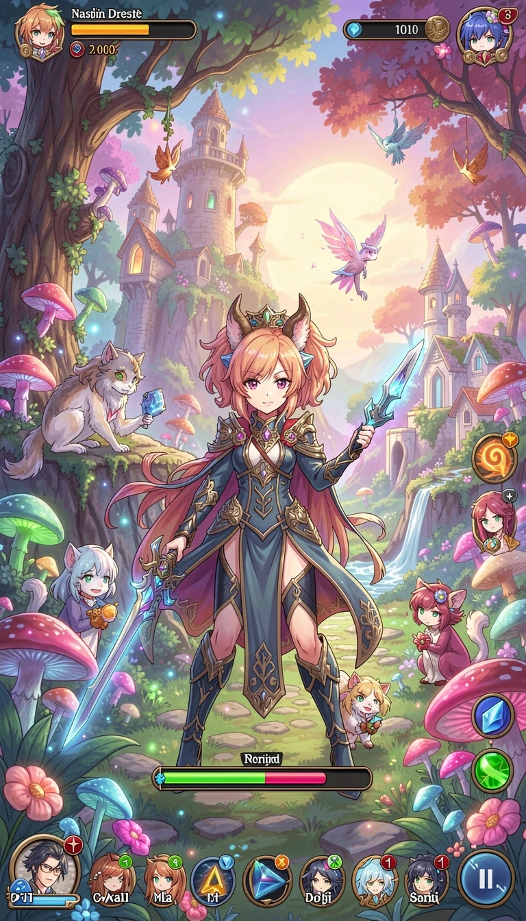 gtpidn - Karakter lucu dan penuh warna dalam game.