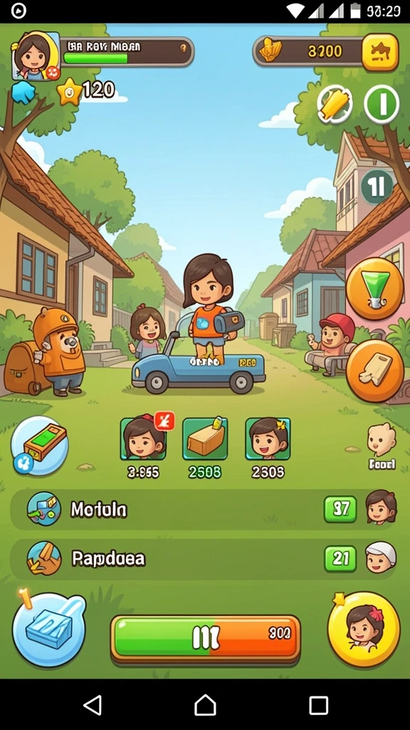 juragan404 - Karakter unik dengan desain yang mencolok dan menarik.