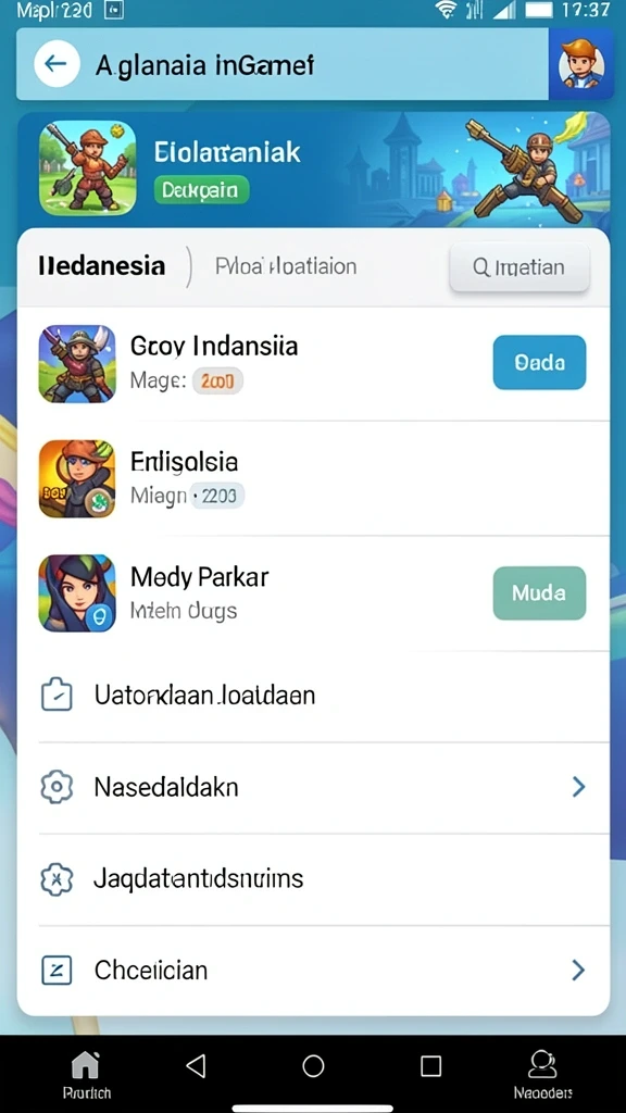 penidabet - Antarmuka pengguna yang intuitif dan menarik.