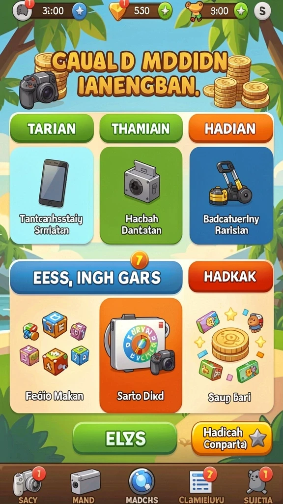 planet77 - Misi yang menantang dengan banyak level dan hadiah.